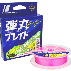 MajorCraft Dangan Braid X4 Light Game Special | Pink | 150m | #0.4 | 0.07mm