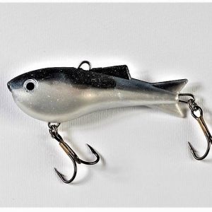 GLAVINJARA lágygumi ólomhal - 30g - 80mm Silver