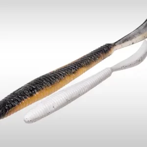 LEFTAIL WORM 3.4" 8.6cm Black Red Flakes