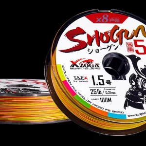 XZOGA PE Braid 100m SHOGUN Pe8x Sárga/Fekete