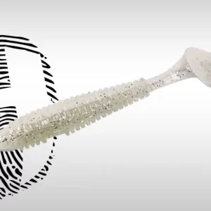 VIBER SHAD 3" 7.6cm WHITE SILVER