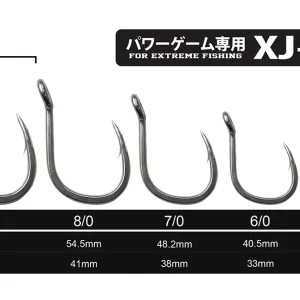 XZOGA horog 3D BRAZED EYE ST - XJ-52 # 7/0 - 10/0