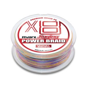 Varivas Avani Jigging POWER BRAID PE x8 200m 16lb multikolor PE 0.8