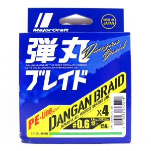 MajorCraft Dangan Braid X4 Eging Special | Green | 150m | 4.80kg | 0.10mm