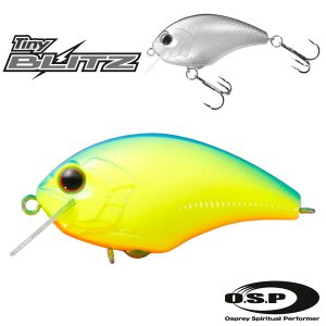 OSP TINY BLITZ P07 - CHARTREUSE/BLUE BACK