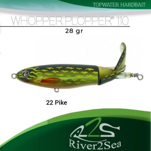 River2Sea Whopper Plopper 110 - Color 22 Pike