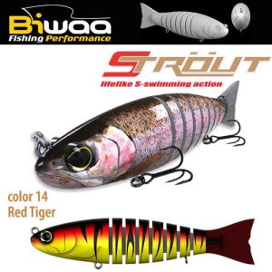 SWIMBAIT STROUT 6.5" 16cm 52gr 14 Red Tiger