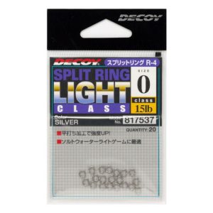 KULCSKARIKA SPLIT RING DECOY R-4 LIGHT CLASS SILVER 3 40lbs