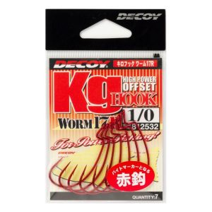 OFFSET HOROG DECOY WORM 17R KG 2/0 Blood Red