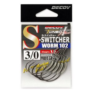 OFFSET HOROG SÚLYOZOTT DECOY WORM 102 S-SWICHER #5/0 2.2gr