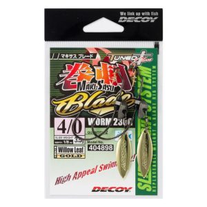 OFFSET HOROG SÚLYOZOTT DECOY WORM 230G MAKISAGU BLADE GOLD #4/0 3.5gr