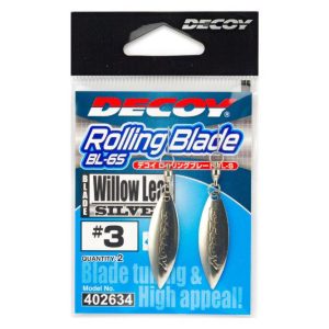 SPINNER BLADE FORGÓVAL DECOY BL-6S WILLOW LEAF SILVER 2
