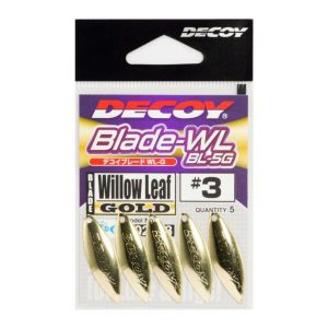 SPINNER BLADE DECOY BL-5G WILLOW LEAF GOLD 2