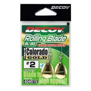 SPINNER BLADE FORGÓVAL DECOY BL-8G COLORADO GOLD 3