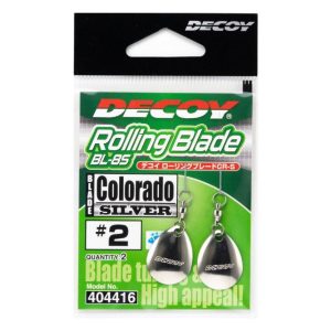 SPINNER BLADE FORGÓVAL DECOY BL-8S COLORADO SILVER 1