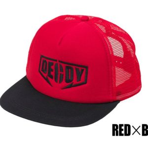SAPKA DECOY DA-17 FLAT MESH CAP Red Black