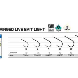 HOROG DECOY KR-21 ROUND LIVE BAIT LIGHT 1/0