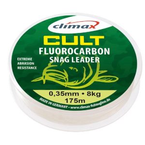 CLIMAX CULT CARP FLUOROCARBON SNAG LEADER 50m 0.50mm 30lb