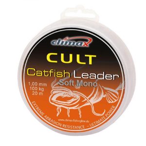 CLIMAX CULT CATFISH SOFT MONO LEADER 50m 1.40mm 84kg